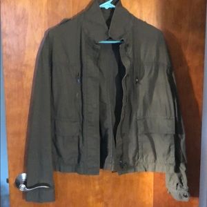 Final price before re-listing. Banana Republic olive jacket